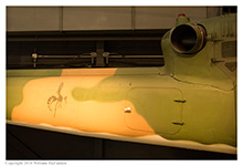 UH-1P Huey on static display at the National Museum of the United States Air Force on July 3, 2016