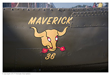 UH-1B 'Maverick 36' at Newark/Heath Airport on August 24, 2019