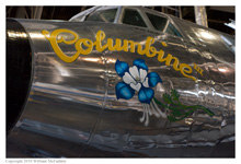 Presidential Aircraft VC-121 'Columbine III' on static display at the National Museum of the Air Force on November 28, 2010; this aircraft served President Dwight Eisenhower from 1954 through 1961