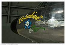 Presidential Aircraft VC-121 'Columbine III' on static display at the National Museum of the Air Force on July 3, 2016; this aircraft served President Dwight Eisenhower from 1954 through 1961