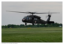 WV National Guard Medevac Blackhawk at Grimes Field, Urbana, Ohio on May 20, 2018